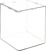 PRIME Аквариум куб панорамный 10л (220*220*220мм) с покровным стеклом и ковриком-подложкой