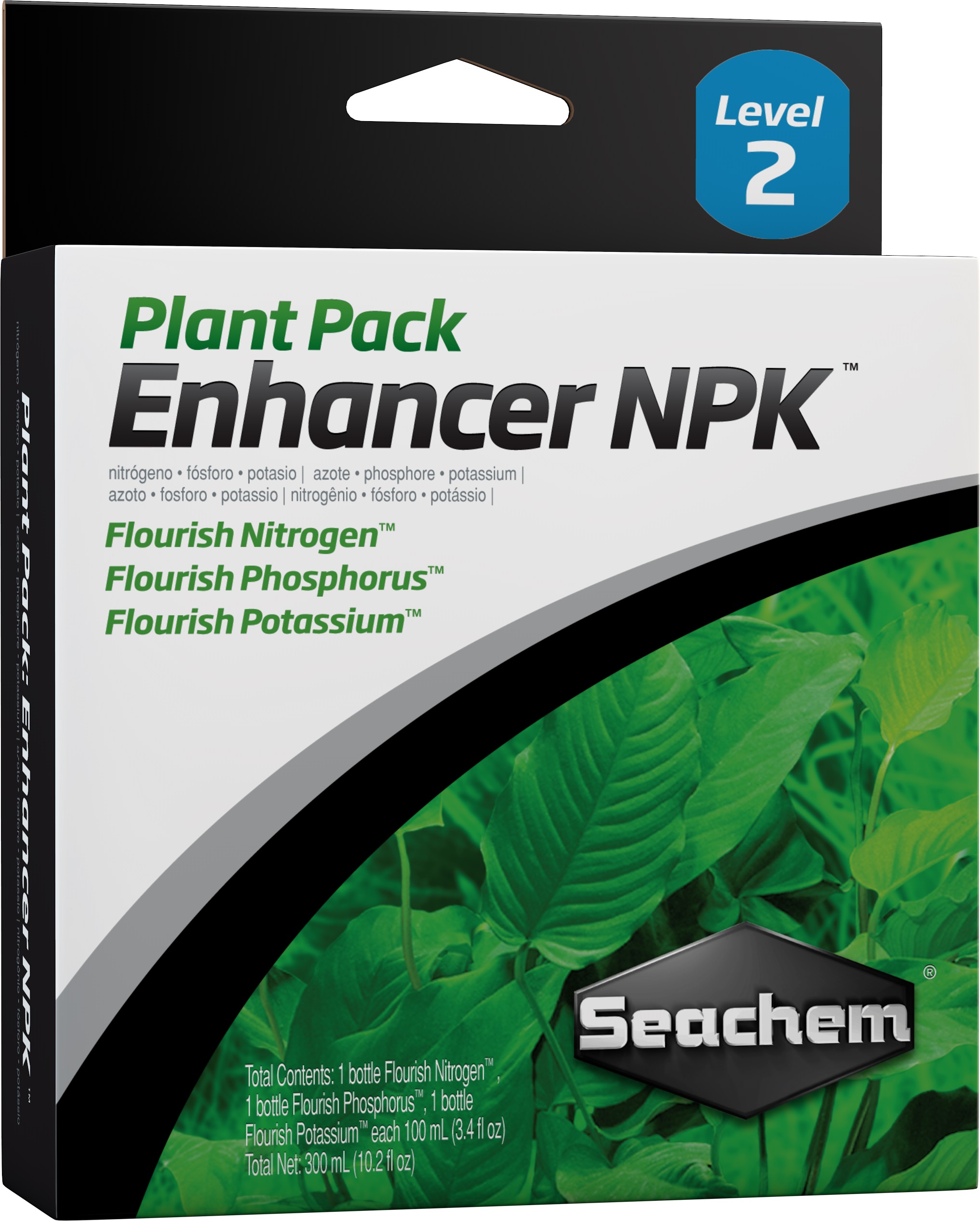 Seachem Plant Pack: Enhancer (NPK), Комплекс добавок азота, фосфора и калия 3x100мл.