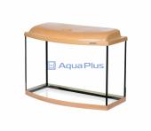 AquaPlus Аквариум фигурный STD LED Ф70 (600х300х460) 62л, цвет БУК, с модулем LEDDY TUBE Sunny 10Вт