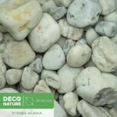 DECO NATURE STONES ACADIA - Натуральные кварцевые камушки фракции 20-40 мм, 1кг/мешок