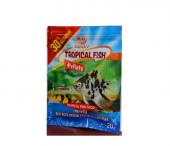 AQUAV Tropical Fish Pellets Медленно тонущие гранулы, 20г