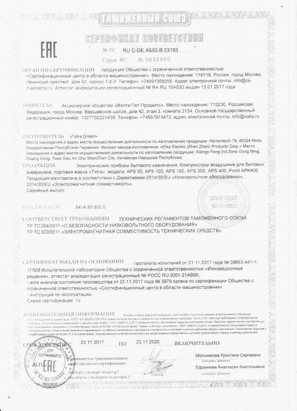 Компрессоры Tetra 