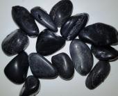 Галька полированная Черная 10-15 мм, 1 кг