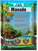 JBL Manado 1,5l - Питательный грунт, улучшающий качество воды и стимулирующий рост растений, красно-