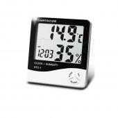 Nomoy Pet Термогигрометр электронный (часы, температура, влажность, сигнал тревоги) 95х20х100мм