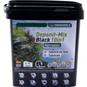 Dennerle DeponitMix Professional Black 10in1 - Субстрат питательный для аквариумных растений, 2,4кг