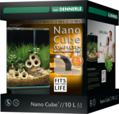 Dennerle Nanocube Complete+ Style LED, Аквариум 10 литров (фильтр, освещение, питательная подложка)