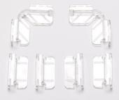 Комплект креплений для покровного стекла аквариумов Dennerle NanoCube