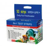 Easy-Life 6in1 test - полоски 6в1 для быстрого тестирования параметров воды, 50 измерений