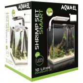 Креветкариум 10л с LED освещением (3 вт) и оборудованием, Aquael SHRIMP SET SMART PLANT 10 (белый)