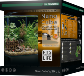 Dennerle NanoCube Complete+ SOIL 30 - Расширенный комплект с LED светильником и пит.грунтом, 30л