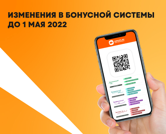 Изменения в бонусной системе до 1 мая 2022
