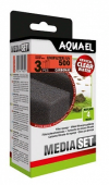 AQUAEL Комплект губок для фильтров Aquael UNIFILTER 750/1000 с акт. углём (3 шт./упак)