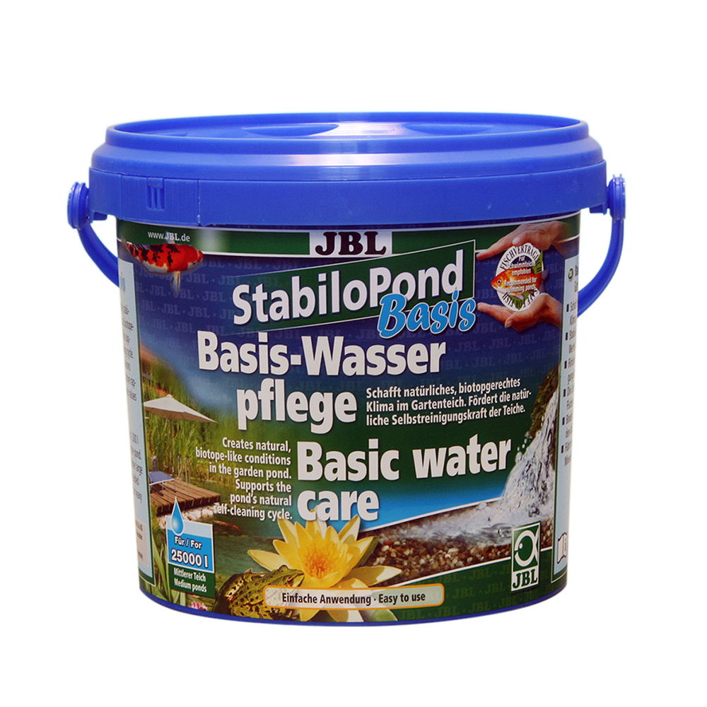 JBL StabiloPond Basis - Препарат для стаб. парам. воды в садовых прудах, 2,5 кг на 25000л