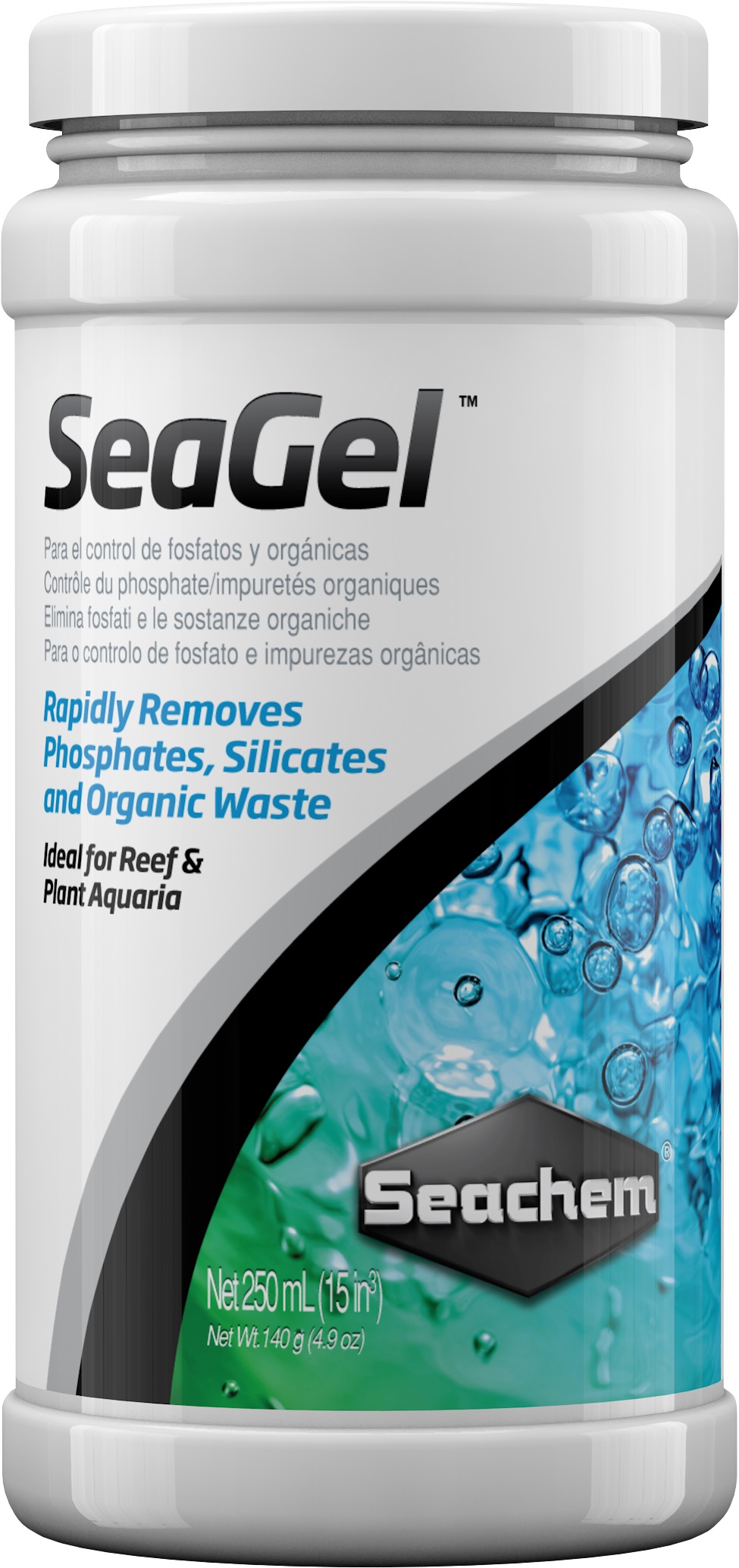 Seachem SeaGel  наполнитель для удаления органических загрязнений и фосфатов, 250мл на 125-250л