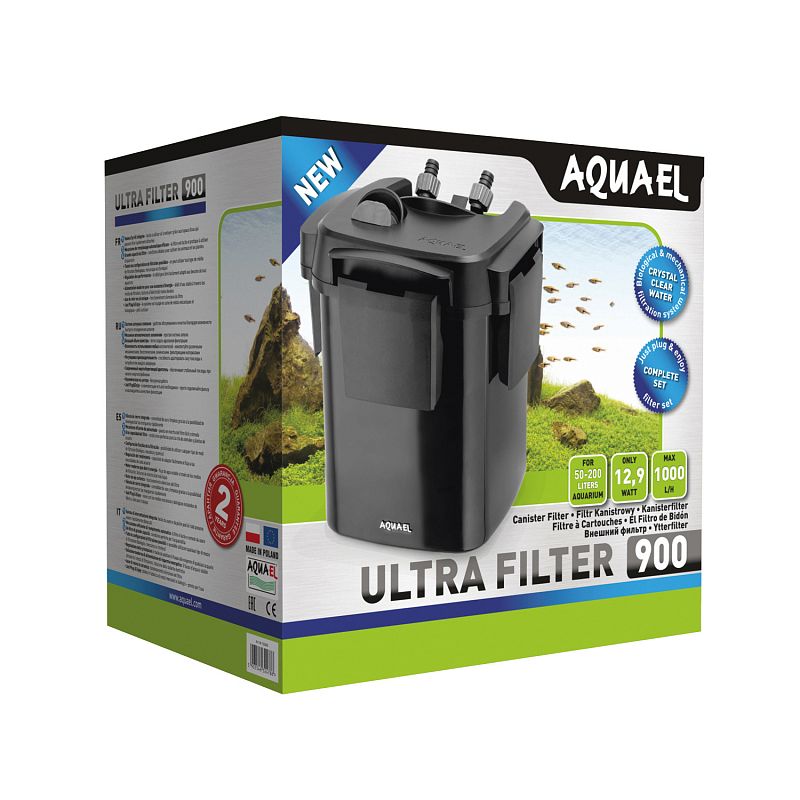 AQUAEL ULTRA FILTER 900 Внешний фильтр для аквариума, 1000л/ч (50-200л)