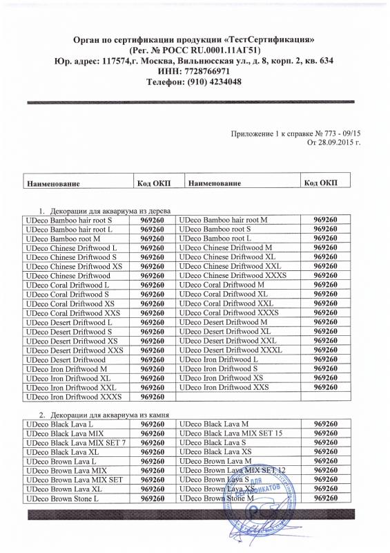 Отказное письмо UDeco коряги, камни 4
