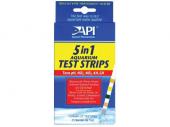 A33G 5 в1 Тест Стрипс- Полоски для экспресс тестов аквариумной  воды 5 in 1Aquarium Test Strips