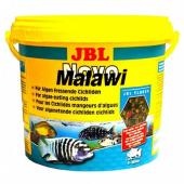 JBL NovoMalawi - Корм в форме хлопьев для растительноядных цихлид из озер Малави и Таньгаика, 5,5 л.