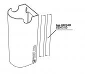 JBL Doppels. Klebestreif. Thermomantel - Крепление термокожуха для JBL ProFlora bio80/160