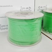 Шланг силиконовый зеленый, 100м на бобине