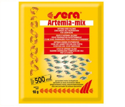 Sera Artemia-mix Готовая смесь для выращивания науплий артемии, 18 г