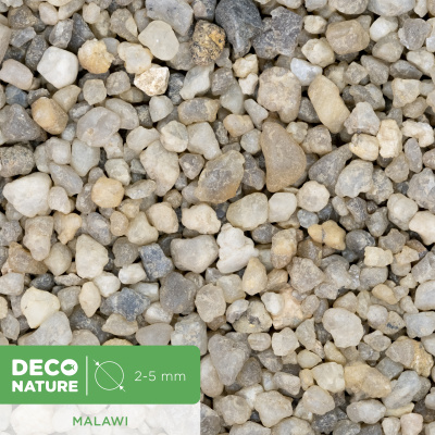 DECO NATURE GRAVEL MALAWI - Кварцевый гравий фракции 2-5 мм, 5,7л/8,8кг