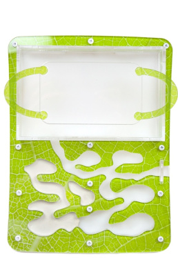 картинка Муравьиная ферма Зеленый лист 220х170х68 мм (муравьи, корм, пипетка) от магазина