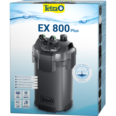 Tetra EX 800 Plus, Внешний фильтр для аквариума 800л/ч до 300 л