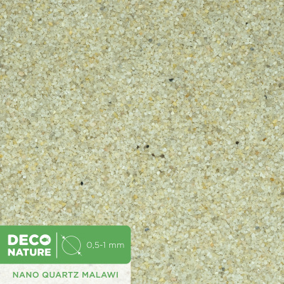 DECO NATURE NANO QUARTZ MALAWI - Кварцевый песок фракции 0.2-0.5 мм, 25кг/мешок