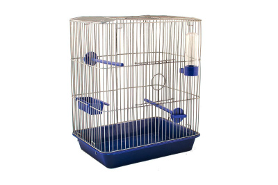 ECO Клетка для птиц КАНАРЕЙКА, укомлектованная, (33х24х40 см)