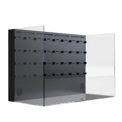 DECONATURE PA 90 Аквариум с интегрированным палюдариумом (W90хD45х60H) v2