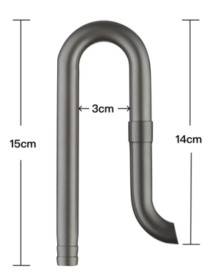 Chihiros Metall Jet Pipe PRO M трубка возврата воды 12/16мм