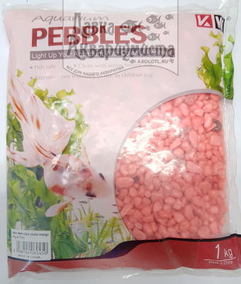 KW Гравий Оранжевый Светящийся, 1 кг