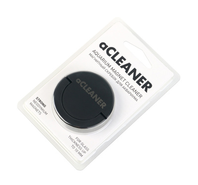 Магнитный скребок aCLEANER черный для аквариума с толщиной стекла до 10 мм