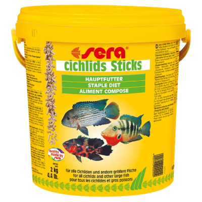 Sera Cichlids Sticks Цихлид стикс Корм для всех видов цихлид, палочки, 10000 мл