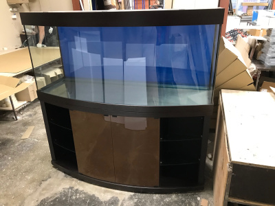 АРГ Гнутый панорамный аквариум 600л (1630х660х750) ТИП АС2cpl отделка CPL