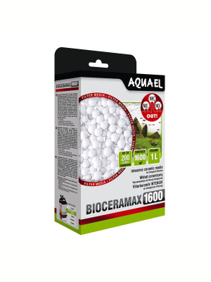 AQUAEL BioCeraMax UltraPro1600 Керамический наполнитель для фильтра, 1000 мл