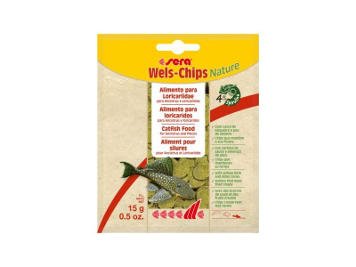 Sera Wels-Chips Корм для сомов, чипсы, 15 г