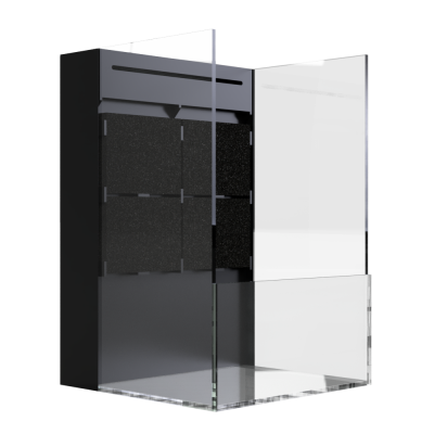 DECONATURE PA 30 Аквариум с интегрированным палюдариумом (W30хD30х45H) v2