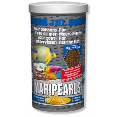 JBL MariPearls - Корм класса "премиум" в форме гранул для морских обитателей, 1000 мл. (520 г.)