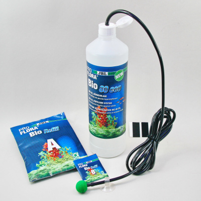 JBL ProFlora bio80 eco - экономичная BioСО2 система с пополняемым баллоном, для аквариумов 12-80л