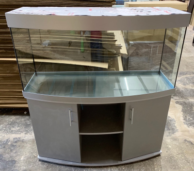 АРГ Гнутый панорамный аквариум 270л (1210х510х600) ТИП АС2 отделка ПВХ