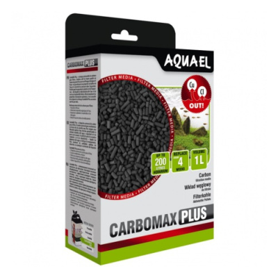 AQUAEL CarboMax plus Наполнитель активированный уголь, 1000 г