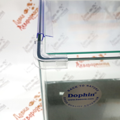 DoPhin Аквариум панорамный 19 л (350х220х280) с покровным стеклом в комплекте, GT3002
