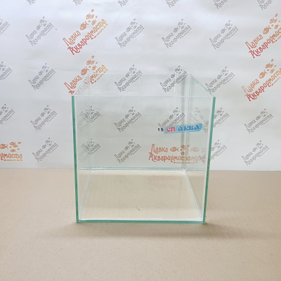 Аквариум 15л КУБ (250250250) с крышкой-светильником (под лампу накал. е14)