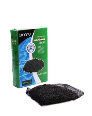 BOYU Наполнитель активированный уголь для фильтров, 300 г
