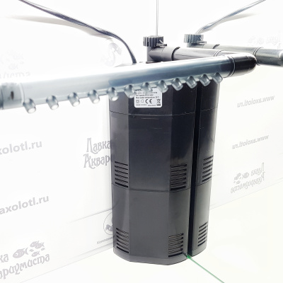 Dophin TF-500F (KW) Угловой внутр.фильтр, 6вт.,450 л/ч, с регулятором (40-80л)