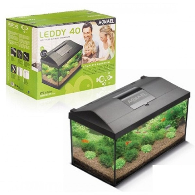 AQUAEL LEDDY SET 40  Аквариум, комплект (аквариум, фильтр, обогреватель, освещение), 25 л