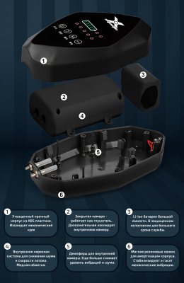 X Aquatic XAP-002S Компрессор ультратихий с Li-ion аккумулятором 6w